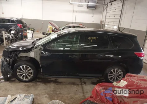 2014 Nissan Pathfinder S из США, поврежденный, VIN 5N1AR2MM6EC648673